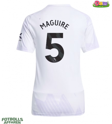 Manchester United Harry Maguire #5 Bortatröja Kvinnor 2025-26 Kortärmad